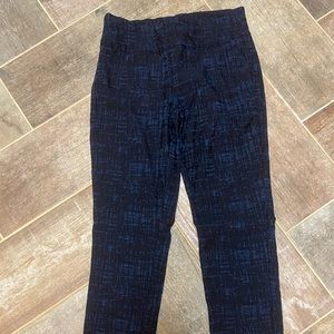 Navy straight leg dress pants